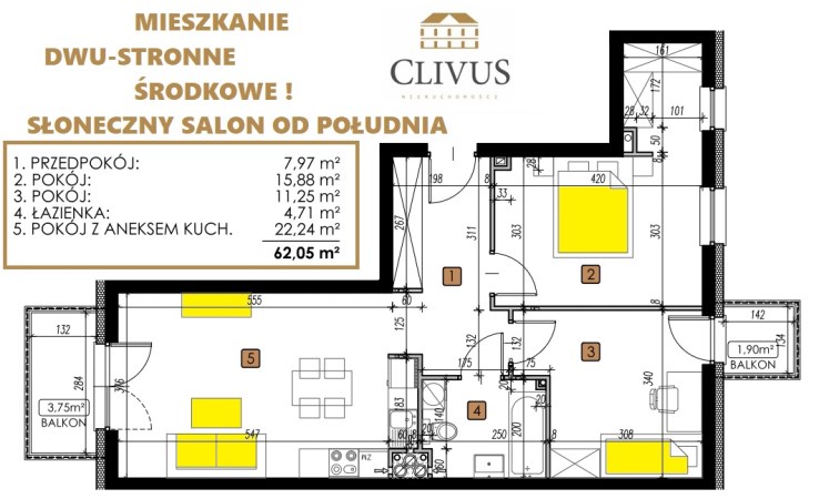 mieszkanie na sprzedaż - Lublin, Felin