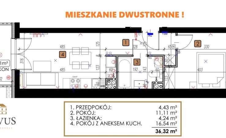 apartment for sale - Lublin, Czechów Północny