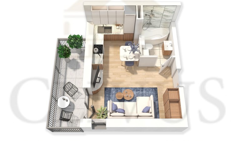 mieszkanie na sprzedaż - Lublin, Ponikwoda