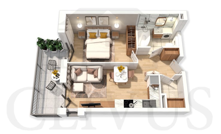 mieszkanie na sprzedaż - Lublin, Ponikwoda