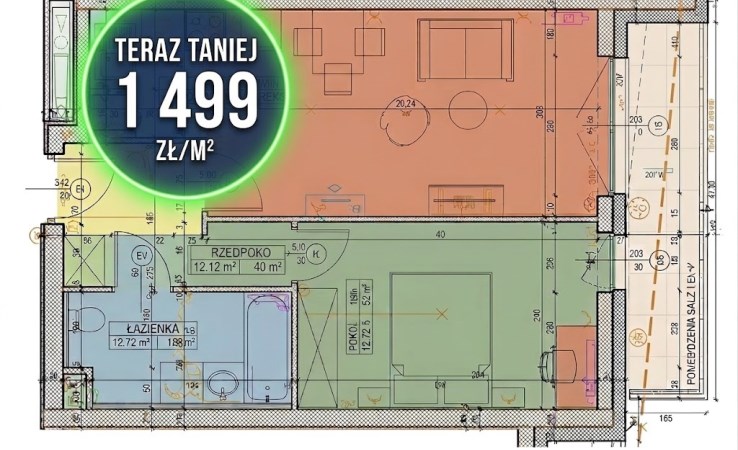 mieszkanie na sprzedaż - Lublin, Śródmieście, okol. Uniwersytetu Medycznego