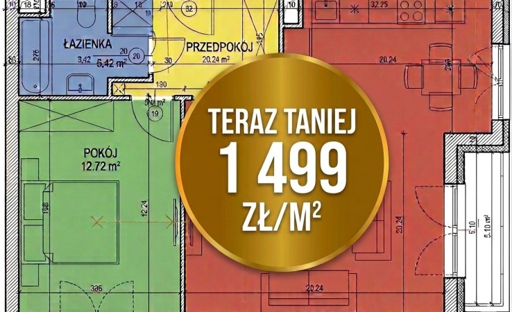 mieszkanie na sprzedaż - Lublin, Śródmieście, okol. Uniwersytetu Medycznego